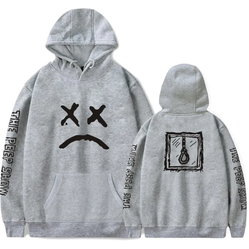 Мужские толстовки с капюшоном Lil Peep пуловер для мужчин и женщин sudaderas cry Детская