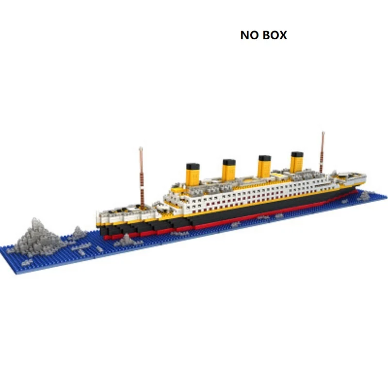 1960 шт. строительные блоки LoZ RMS корабль Титаник Строительные Совместимые Legoed