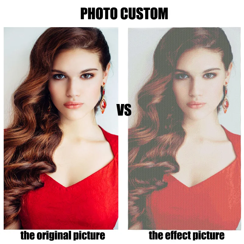

5D DIY PHOTO CUSTOM Diamond Painting Diamond Embroidery 3D Private Custom Cross Stitch Diamond Mosaic Decoration Christmas