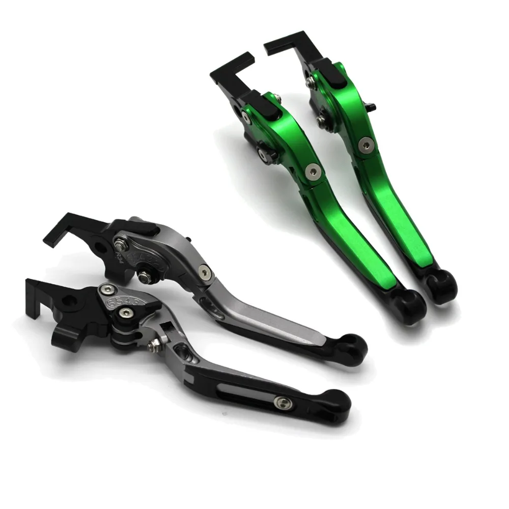 

with logo Motorcycle Frame Ornamental Foldable Brake Handle Extendable Clutch Lever For aprilia CAPONORD ETV1000 RST1000 FUTURA