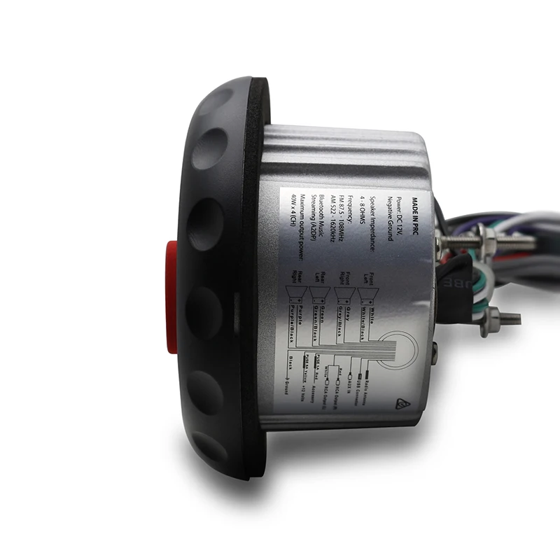 Морской Стерео Лодка аудио Bluetooth Радио FM AM USB MP3 плеер для мотоцикла Авто ATV UTV 4 &quotводонепроницаемый динамик