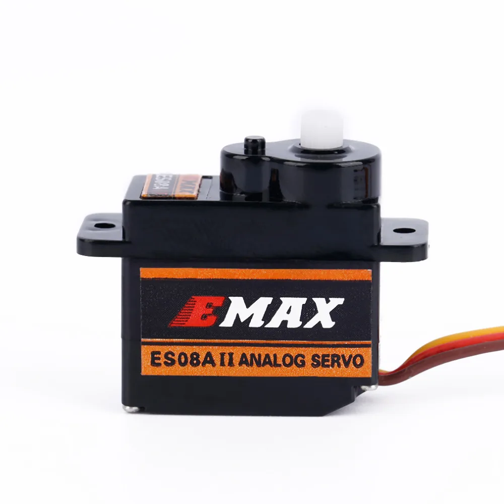 4x EMax 9g Высокочувствительный Mini Sub Micro Servo ES08A 8g ES08 3D RC самолет вертолет ES08MD ES08MA MG90S