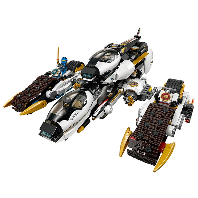 70595 Ninja ultra Stealth Raider набор модельных строительных блоков 1160 штук кубиков для мальчиков подарок на день рождения Детские развивающие игрушки для детей
