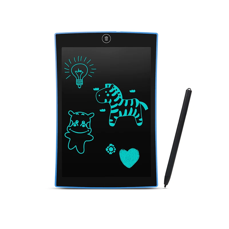 Детские обучающие игрушки детские развивающие игрушки 9,5 дюймов яркий жирный ЖК-дисплей Одноцветный шрифт планшет(перезаряжаемый - Цвет: L