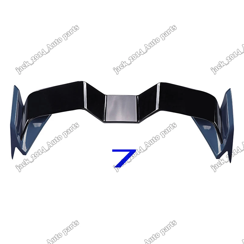 Blue Black Краски несколько цветов задний спойлер, крыло, багажник, пригодный для Honda Civic 10th - Цвет: Blue Black