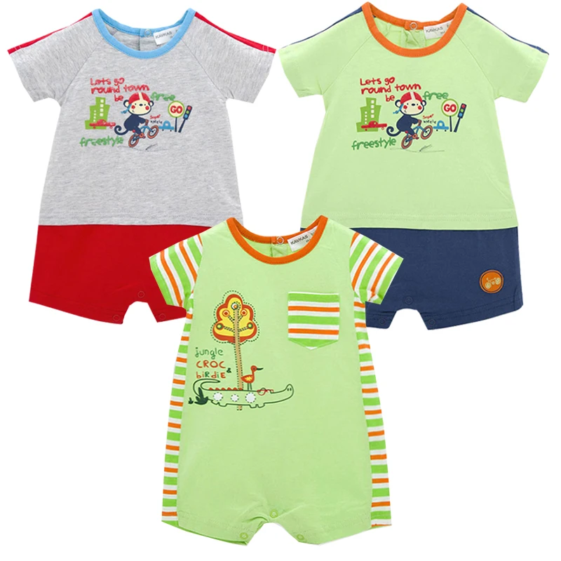 Лето осень детские комбинезоны одежда 2018 детская хлопковые с длинным рукавом и