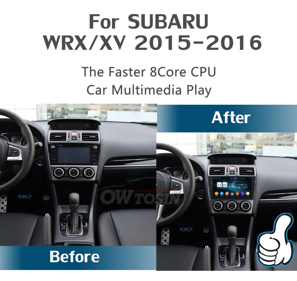 " ips 8 ядерный 4G+ 64G Android 9,0 автомобильный мультимедийный плеер для Subaru WRX Forester радио gps CarPlay Parrot