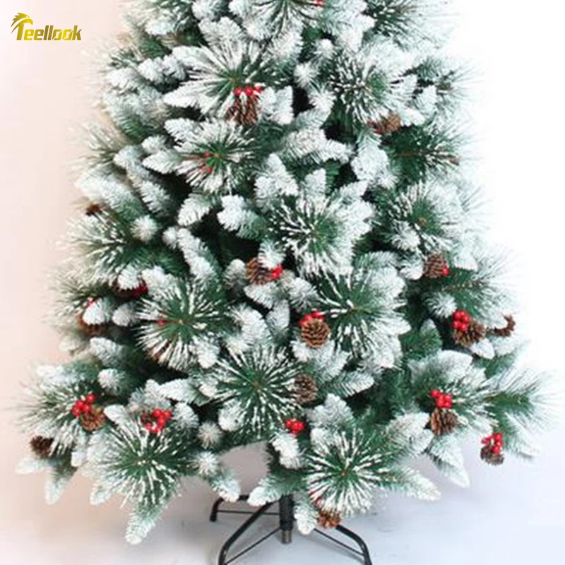 Teellook 1 2 м/3 0 м Модифицированная игла из сосны смешанный снег Рождественская елка