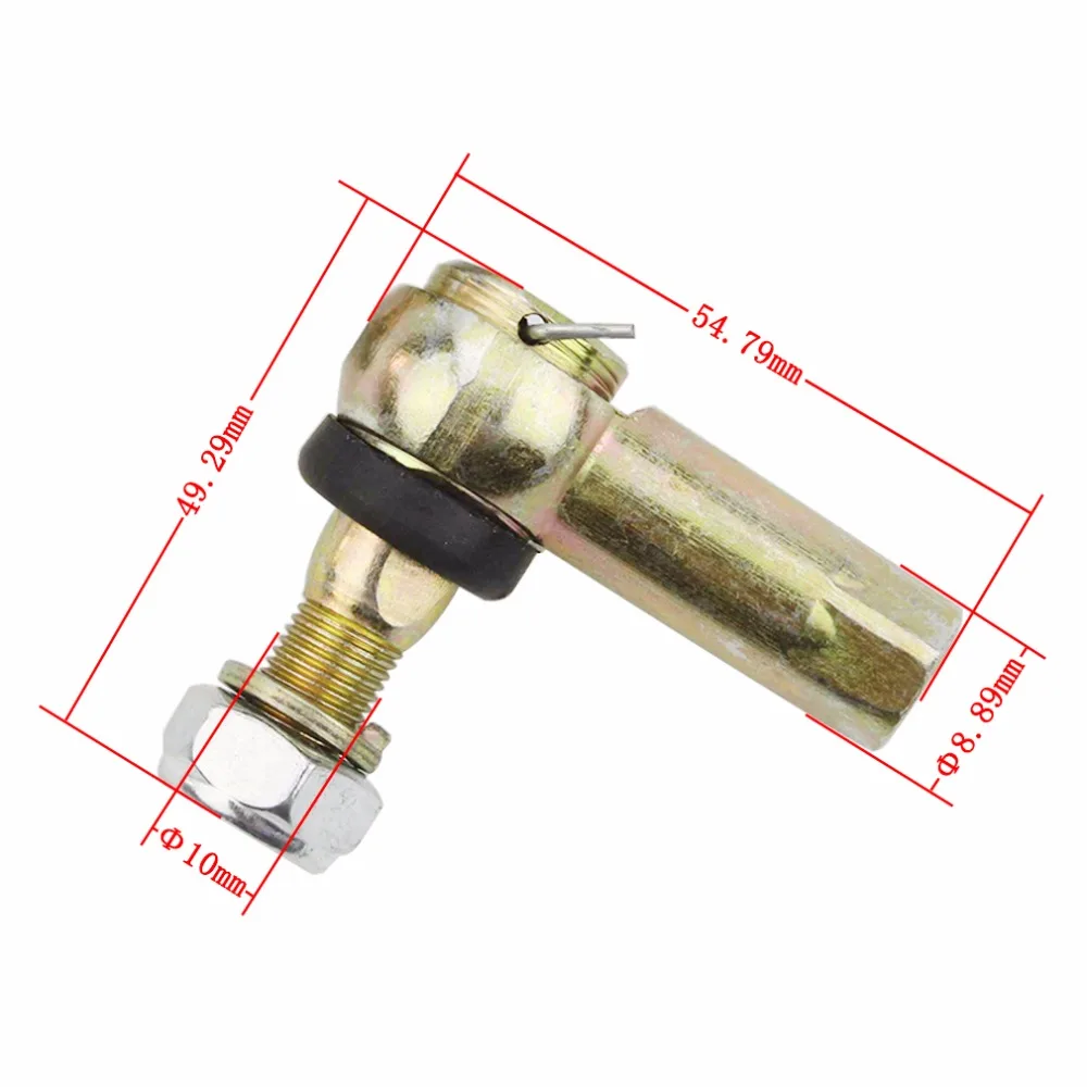 GOOFIT 10 мм наконечник тяги для 50cc 250cc ATV E031 019|end rod| |