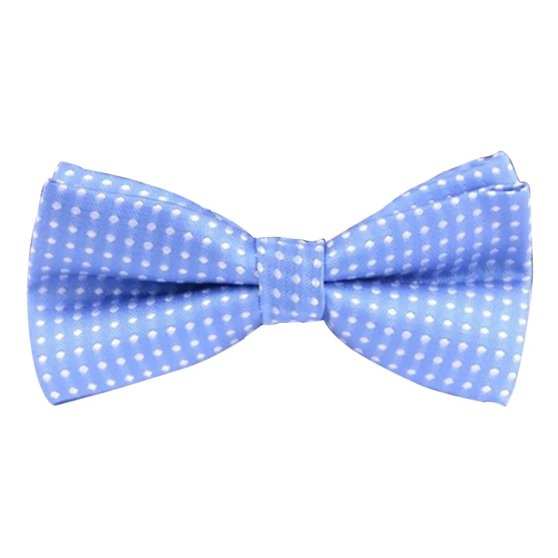 b09 sky blue kid Галстук-бабочка для мужчин, Официальный галстук для мужчин, деловой Свадебный галстук-бабочка для маленьких мальчиков, мужская рубашка в горошек, подарок, TRAA0426 - Цвет: b09 sky blue kid