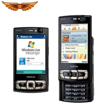 N95 8GB камера хранения 5MP разблокирована Nokia N95 8GB мобильный телефон один год гарантии