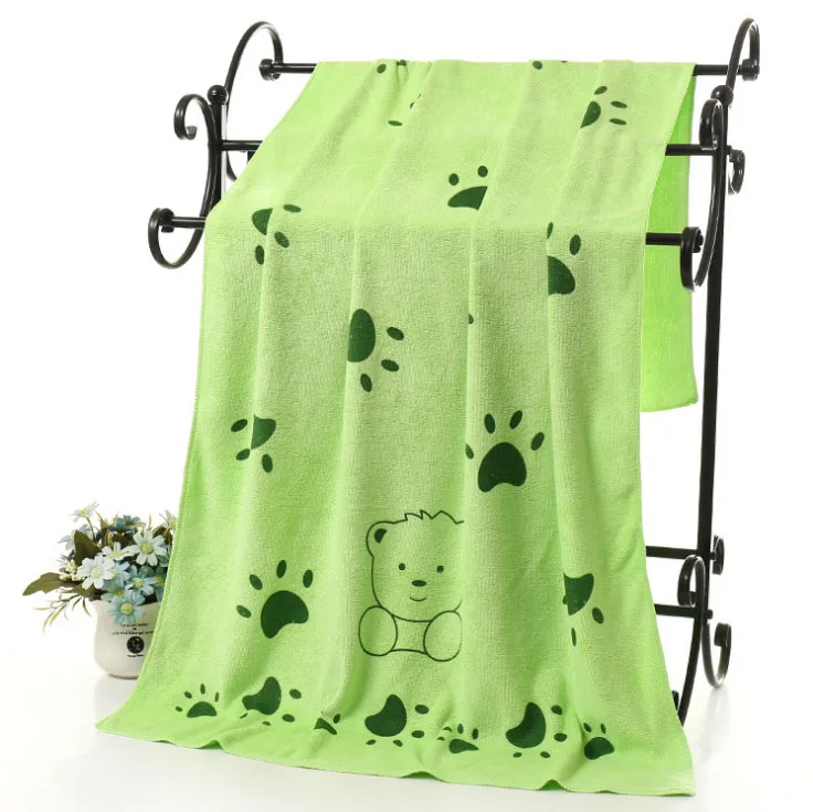 1 шт. полотенце из микрофибры с мультяшным принтом 70x140 см|bath towel 70x140cm|absorbent bath