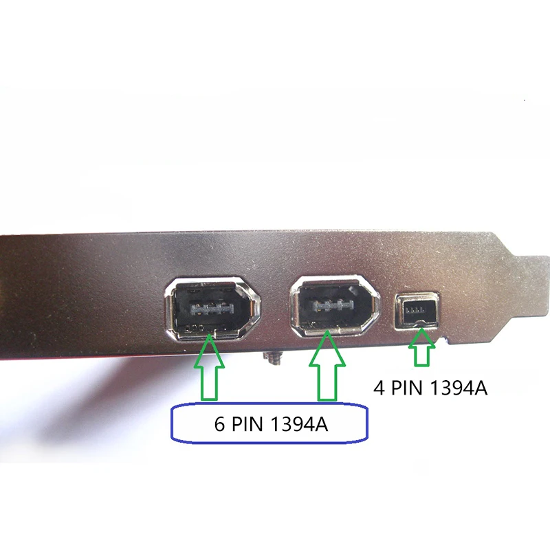 4 Порты Firewire IEEE 1394 4/6 Pin pci контроллер карта адаптер для HDD MP3 можно крепить любые