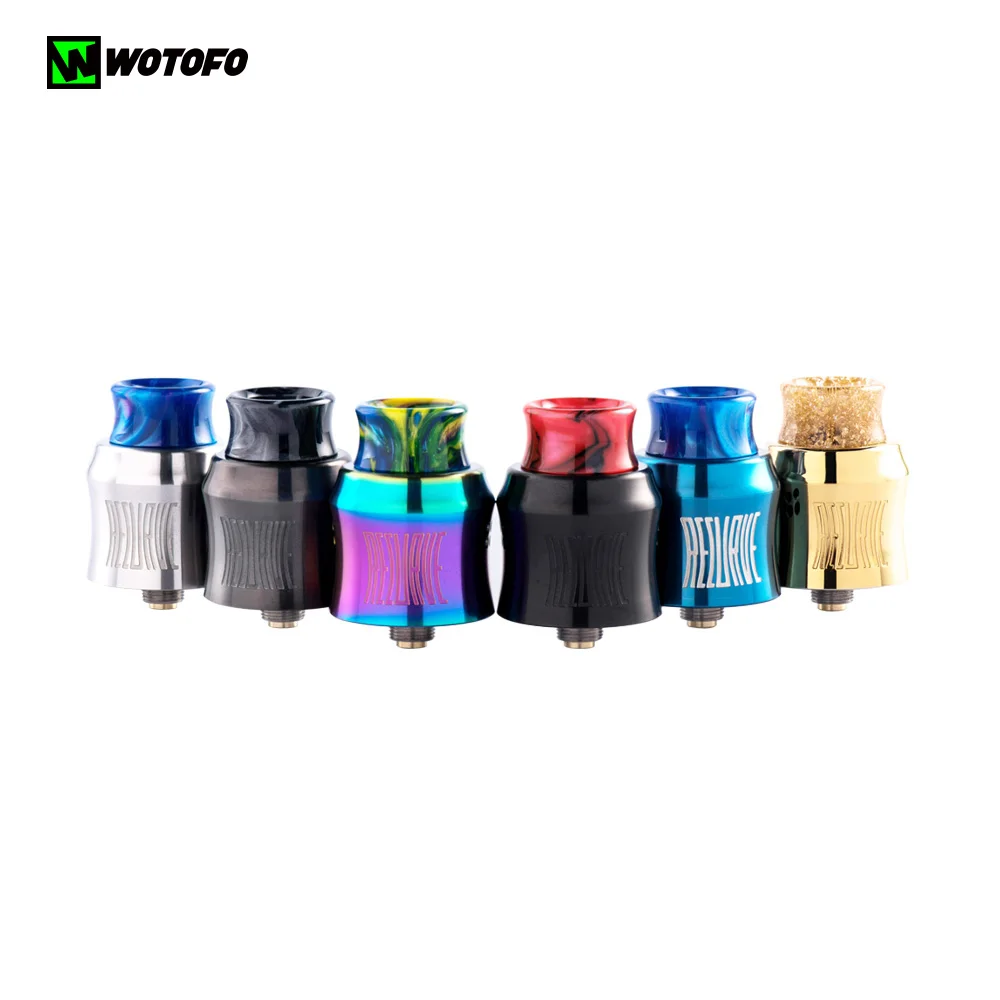 Новый оригинальный Wotofo Рекурсивный RDA 24 мм Vape бак испаритель восстановление