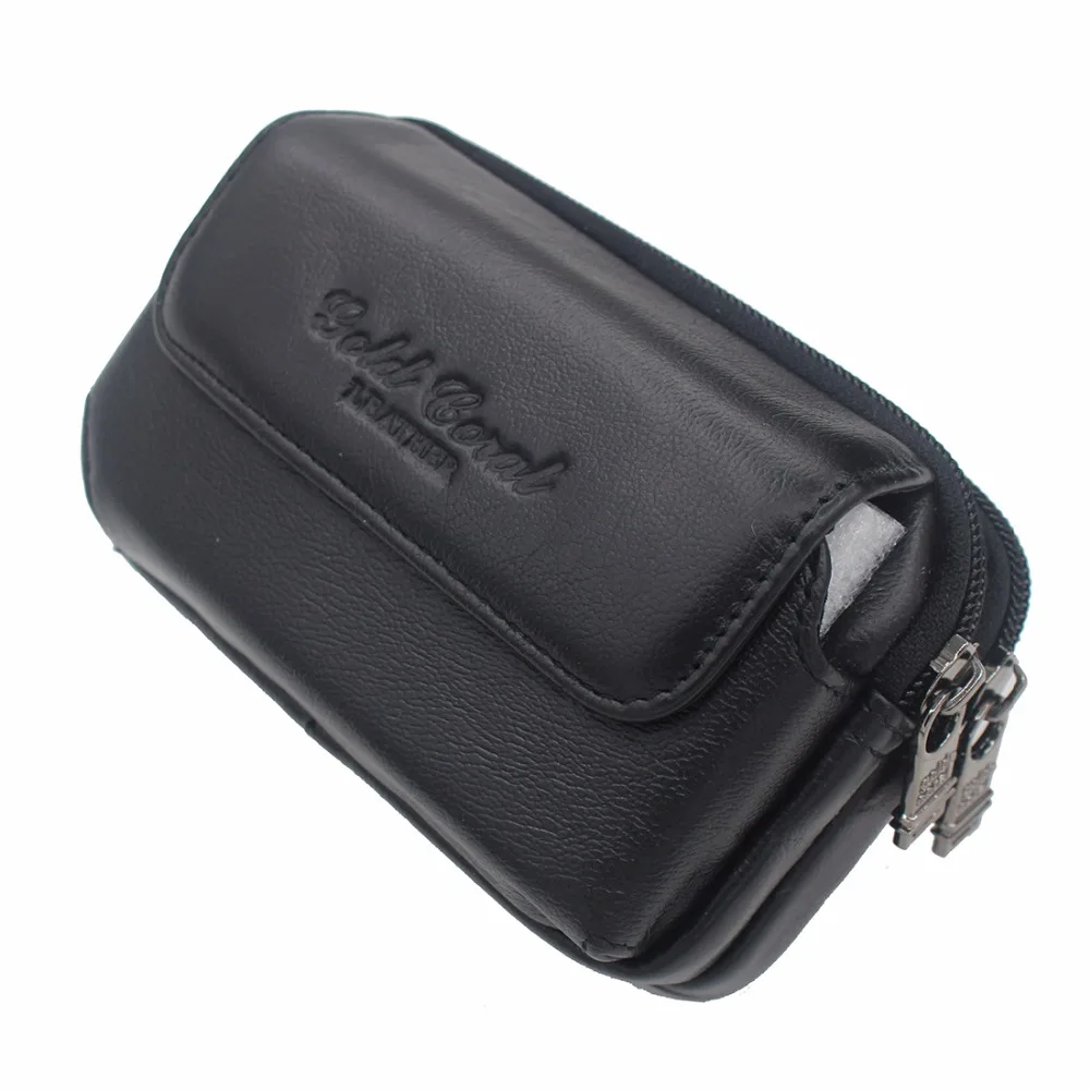 Высокое качество настоящая натуральная кожа поясная сумка для мужчин хип хоп