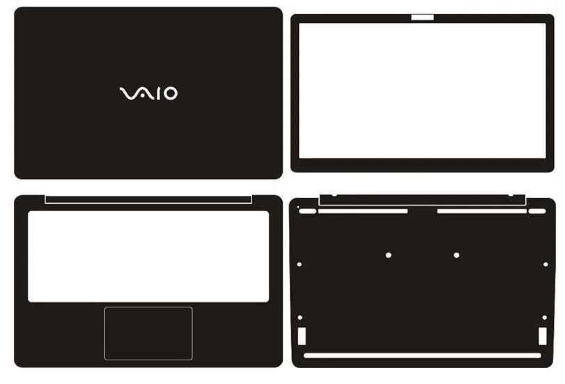Чехол для ноутбука из углеродного волокна с наклейками выпуска 2017 года Sony VAIO Z Clam