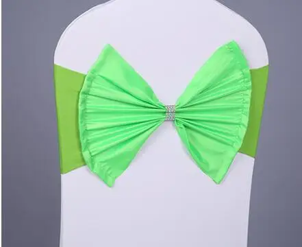 150 шт. свадебные спандекс пояс для стула ленты лайкра стрейч на стул большой бант