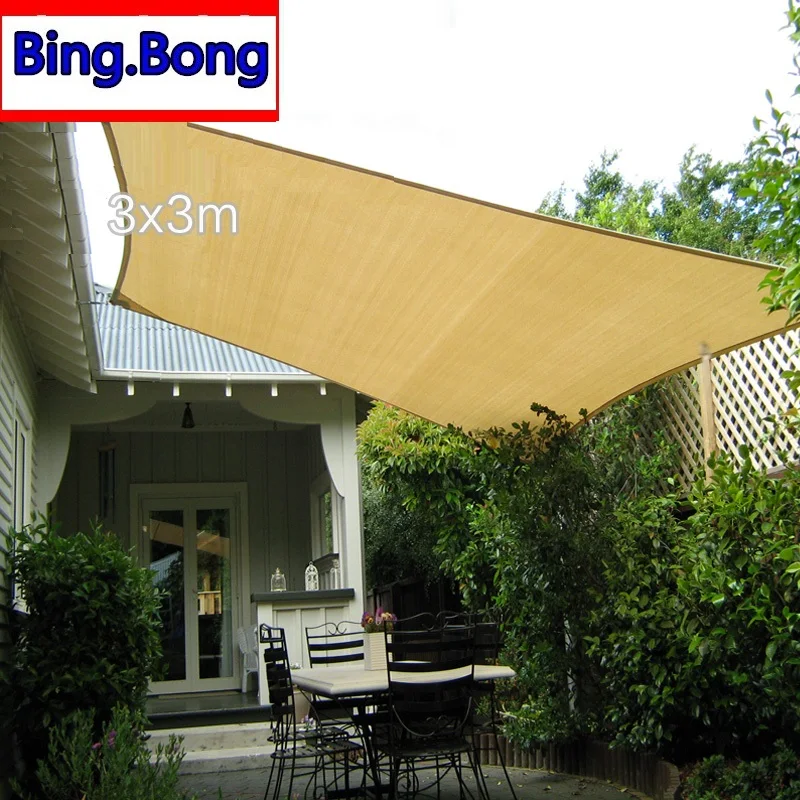 

Европейский Бесплатная доставка козырек от солнца ввиде паруса HDPE 3 м * 3 м квадратный затеняющих сеток lona alpargata para тольдо навес открытый наве...