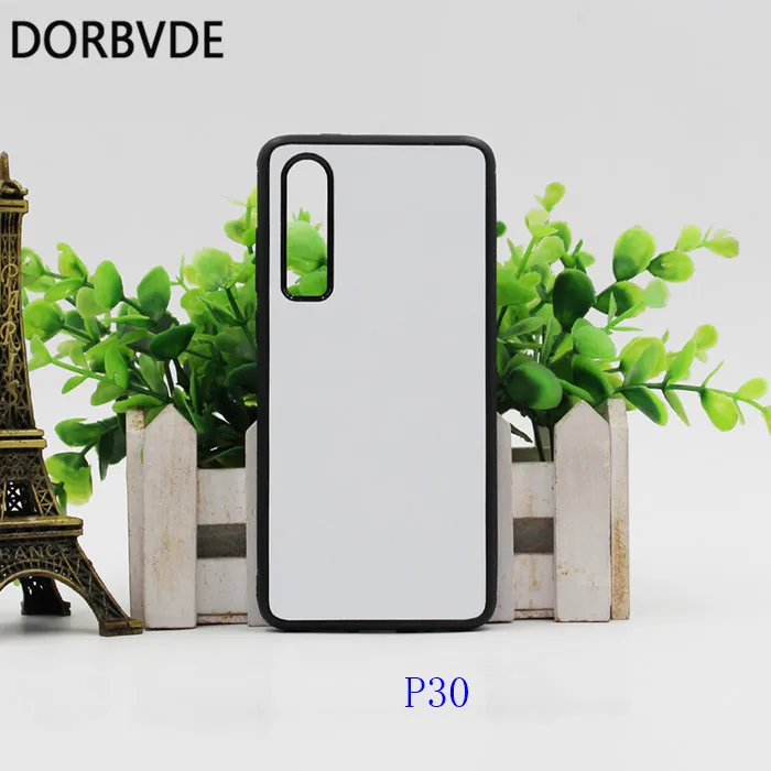 2D сублимационный резиновый чехол из ТПУ + поликарбоната для P30 Lite P40 PRO e с