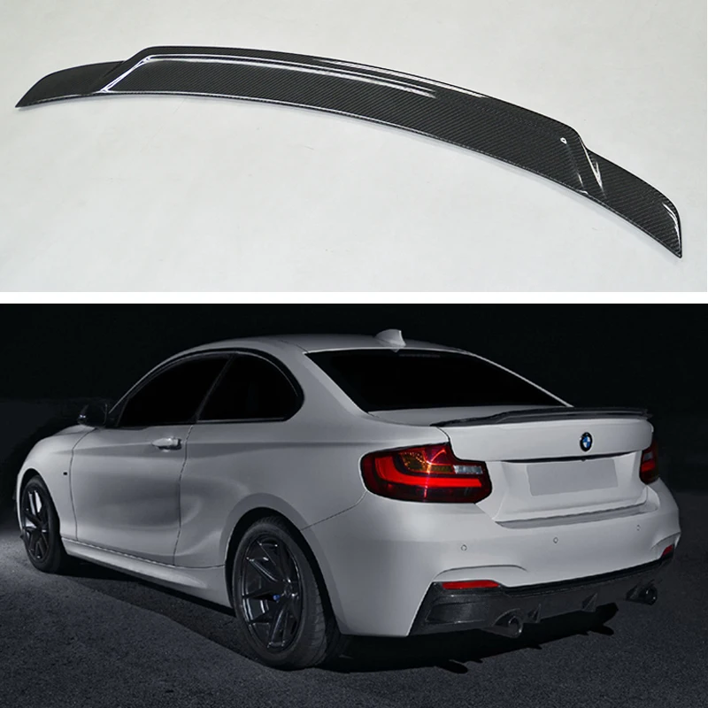 Задний спойлер из углеродного волокна F22 F23 F87 для BMW 2 серии Coupe & Convertible M2 218i 220i 228i