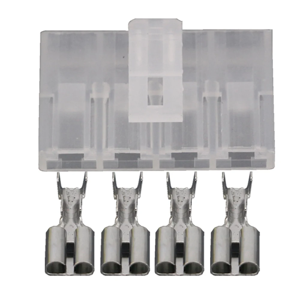 

4 Pin Automotive Connector Terminal Molded Case Plug Spring DJ70415-6.3-10/21 4P Connector