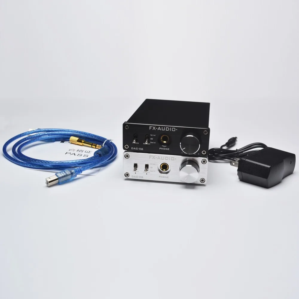 Fx-audio 2 0 DAC-X6 fever HiFi amp USB Fiber коаксиальный цифровой аудио декодер усилитель TPA6120