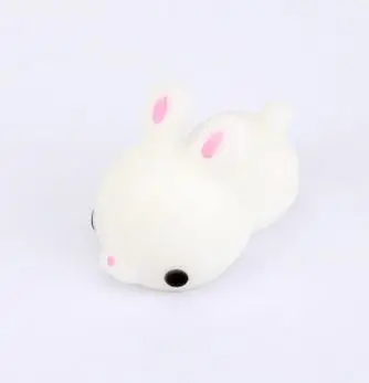 rabbit Мини милый мягкий Кот Антистресс мяч сжимающий Моти поднимающиеся игрушки Abreact мягкий липкий сквиши снятие стресса забавная игрушка в подарок - Цвет: rabbit