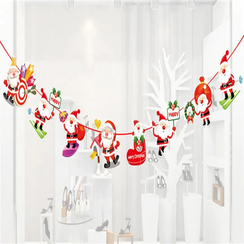 Pull Flags Here The Wedding Party Decoration Swallow Linen Pennant 1pcs christmas decoration 3m | Дом и сад