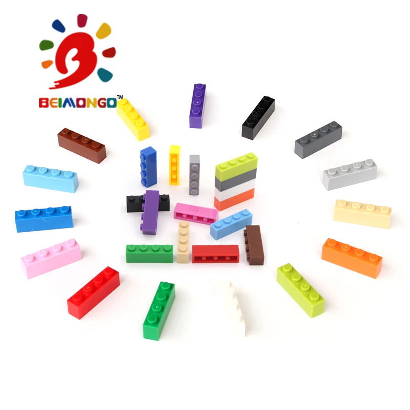 Free Shipping!BEIMONGO Blocks Brick 1x4 Building 150PCS legoin Educational &amp Intelligent DIY Kids' Toy can be compitabled | Игрушки и