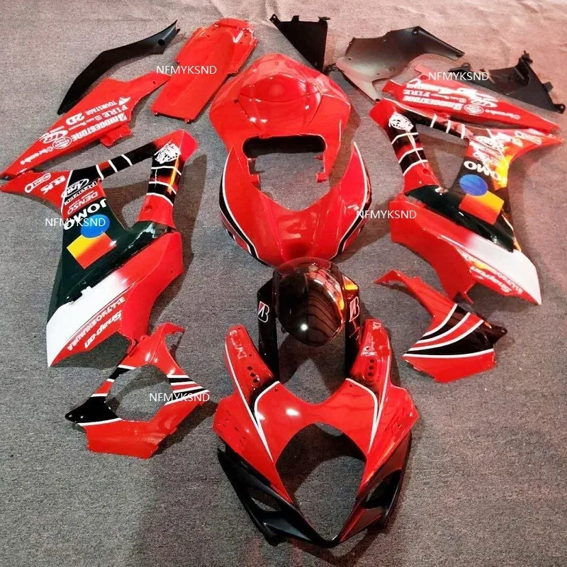 Красная Плесень обтекатель комплект для SUZUKI GSXR 600 750 K6 06 07 год GSXR600 GSXR750 2006 2007 красный черный обтекатели для мотоцикла