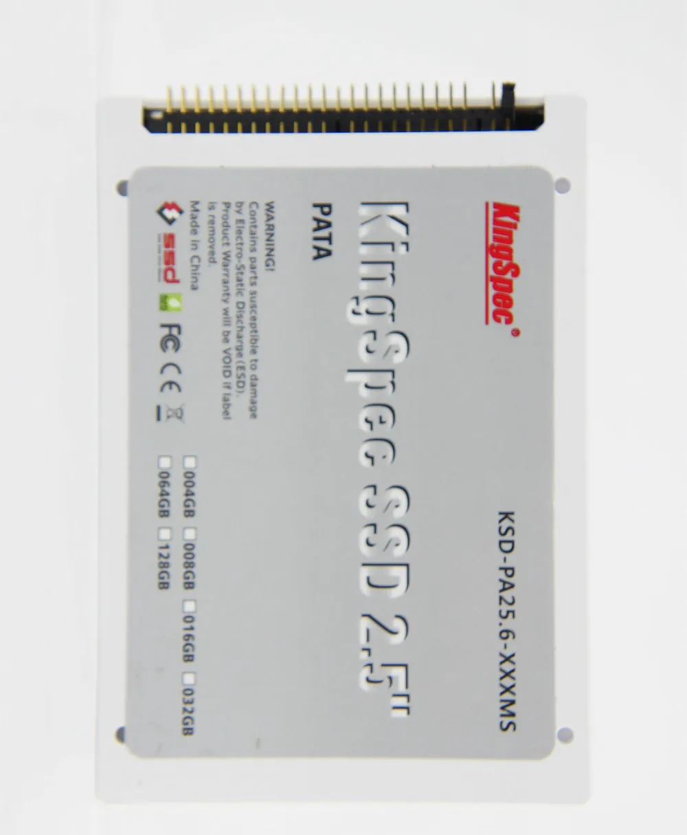 Kingspec 2.5 дюймов PATA IDE HD SSD 16 ГБ костюм-2c док твердотельный диск флэш-жесткий HDD