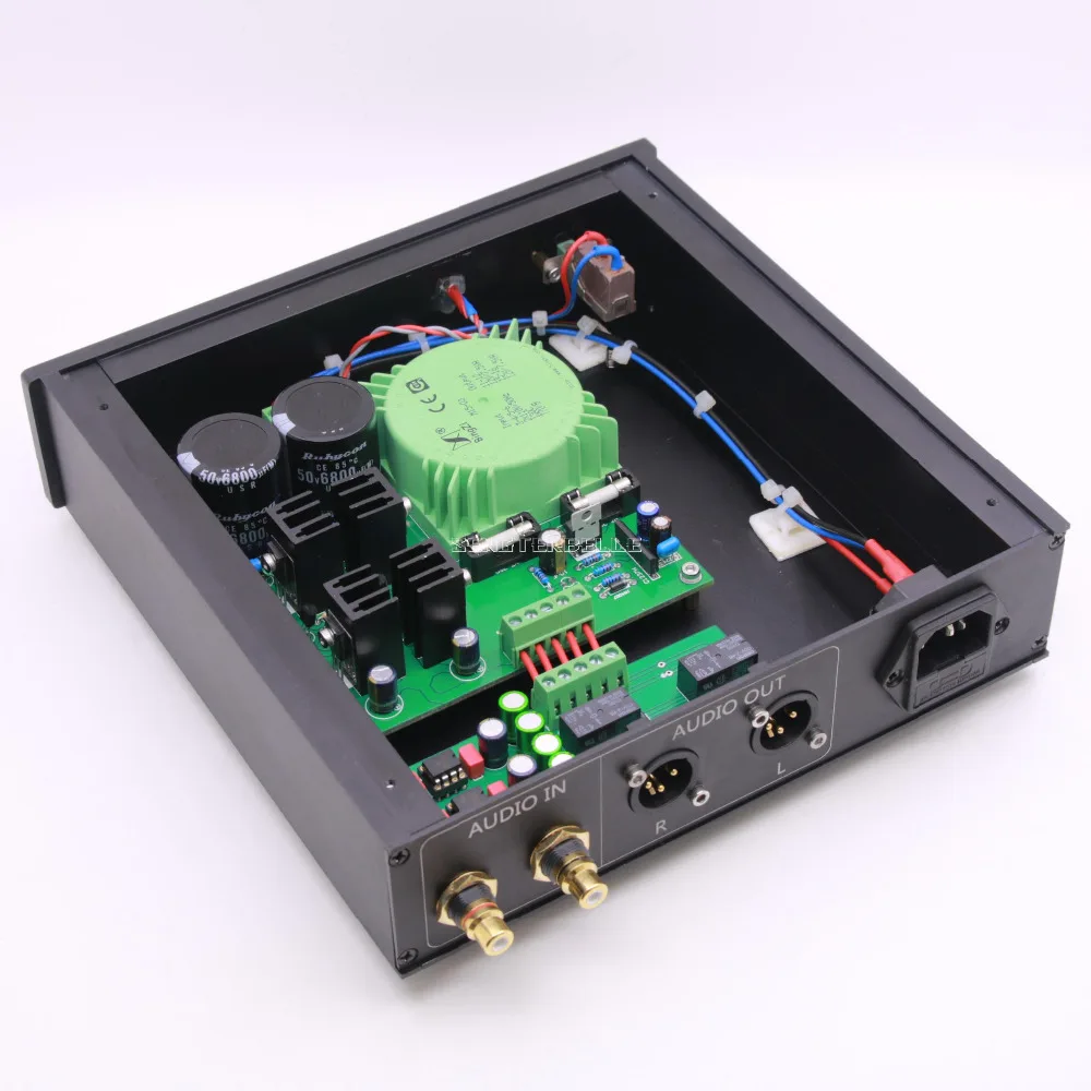 Готовые Z1 DRV134 2 канала HiFi однополярный баланс конвертер RCA для XLR для усилителя