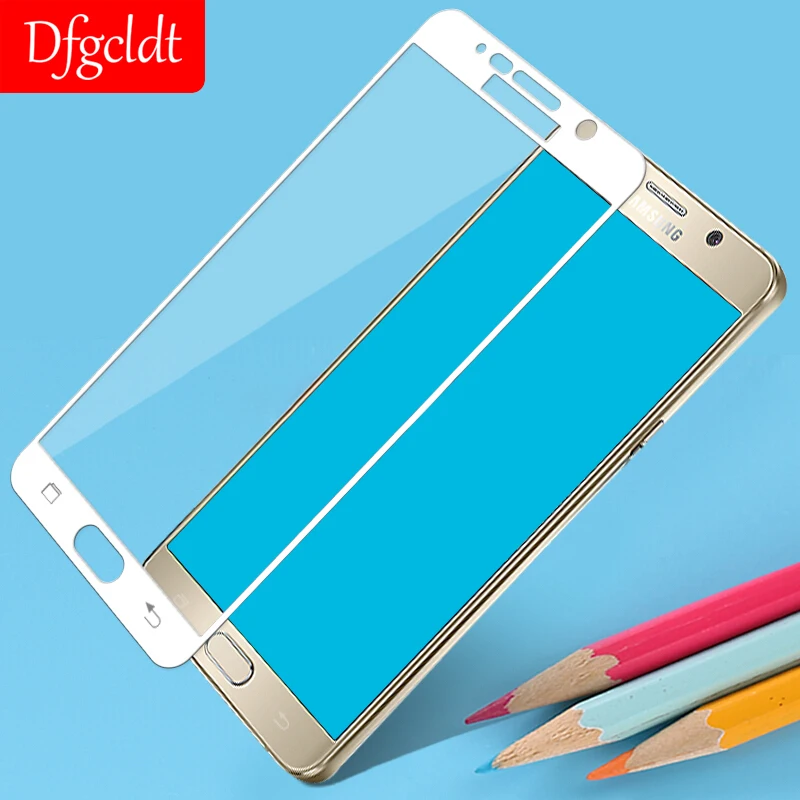 Полное покрытие закаленное Стекло для Samsung Galaxy S6 S7 Note 4 5 J7 премьер Экран Защитная