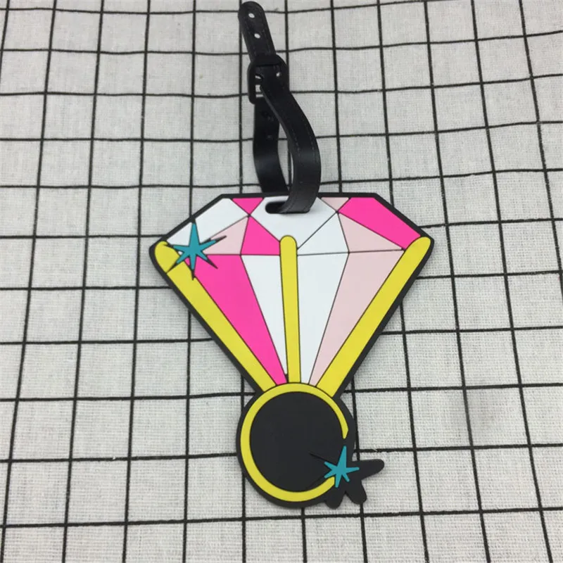 1 шт. аксессуары для путешествий губы губная помада Чемодан теги мультвильм