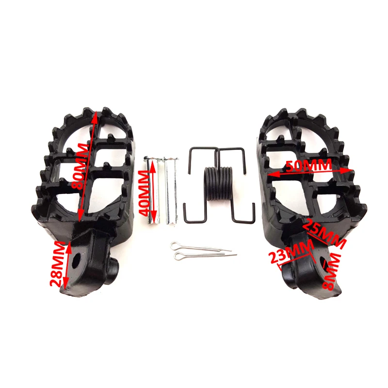 Алюминиевые колышки XLSION для Yamaha TW200 PW50 PW80 Honda XR50R CRF50 CRF70 CRF80 CRF100F велосипед питбайка