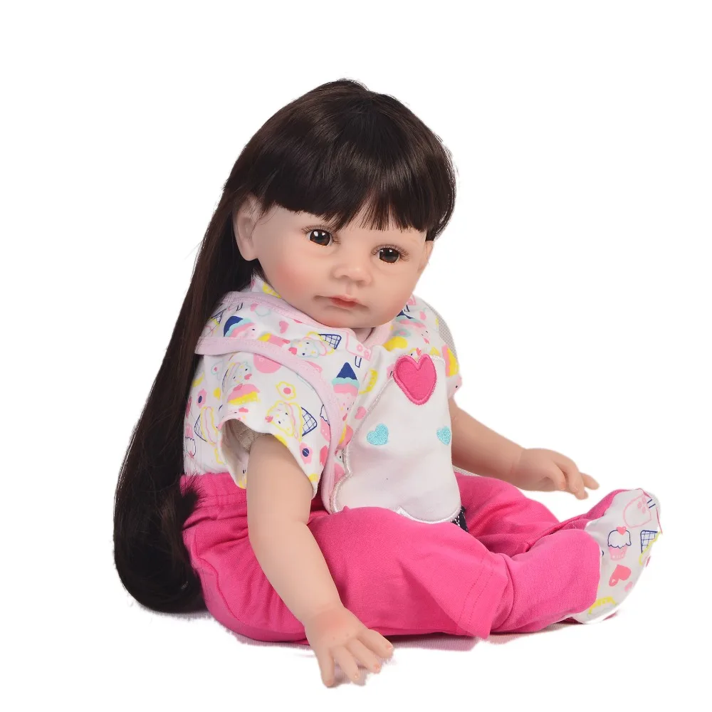 

Bebes reborn 22 inch 55cm Silicone Reborn Baby Dolls real alive girl toddler dolls Kids Toys Birthday Gift bonecas juguetes