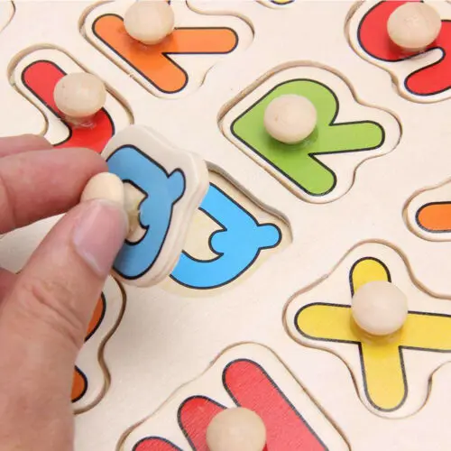 5 стилей детские развивающие игрушки деревянные головоломки алфавит цифры пазлы