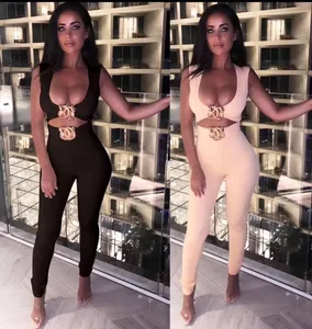 Комплект из 2 предметов, черный, телесный, бандажный, для ночного клуба