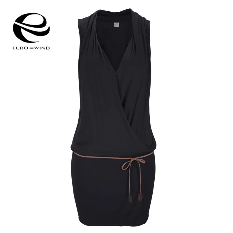 Sexy Summer Dress 2019 Women Casual Beach Womens Sleeveless V-neck Retro Party Mini Sundress Vestidos | Женская одежда