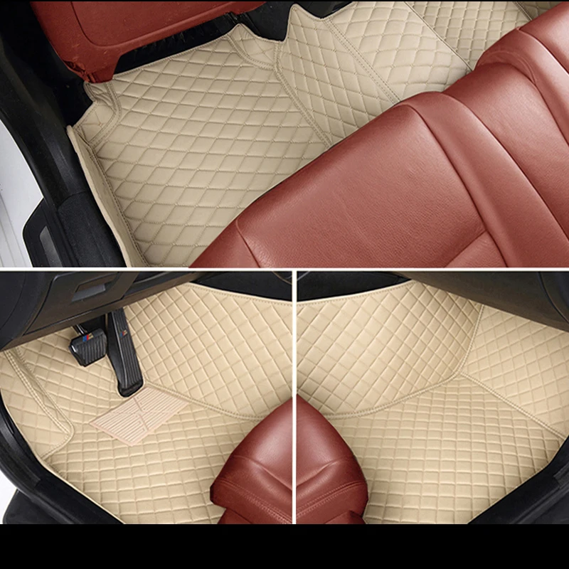 RKAC Custom fit 3D Автомобильные Коврики для Changan CS95 7 мест ковровое напольное покрытие водонепроницаемые коврики ковры кожа роскошный-объемный