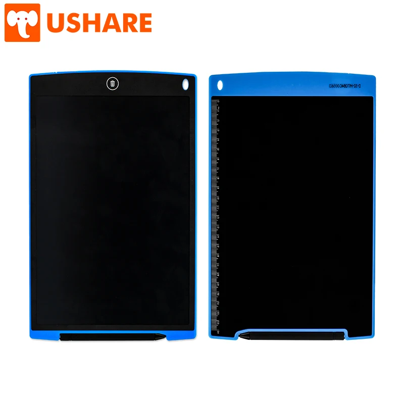 USHARE LCD доска для письма 12 дюймов цифровая графическая рисования почерк блокнот