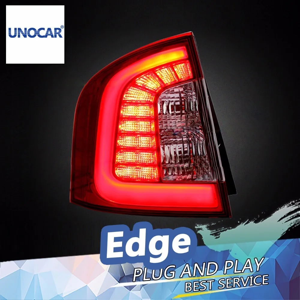 UNOCAR укладки для Ford Edge задние фонари 2012-2014 Limited светодиодный задний фонарь лампы