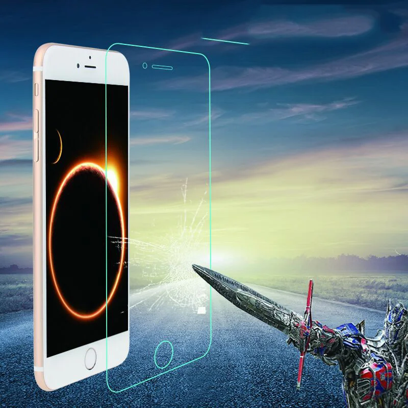 100 шт./лот 9H HD закаленное стекло для iphone 11 pro X XS Max XR 6 6s 7 8 plus 5S SE Защитное стекло для экрана