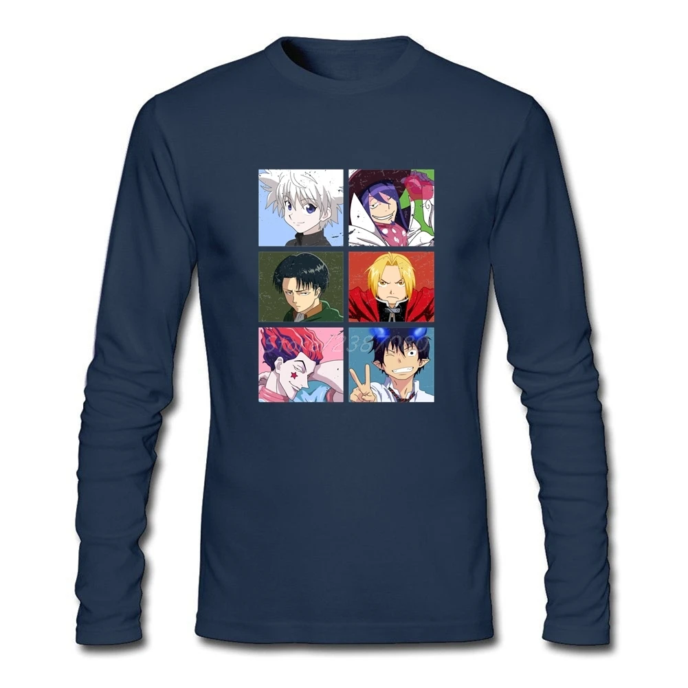 Аниме туфли для косплея Blue Exorcist футболка с длинным рукавом мужская одежда Hipster Crazy