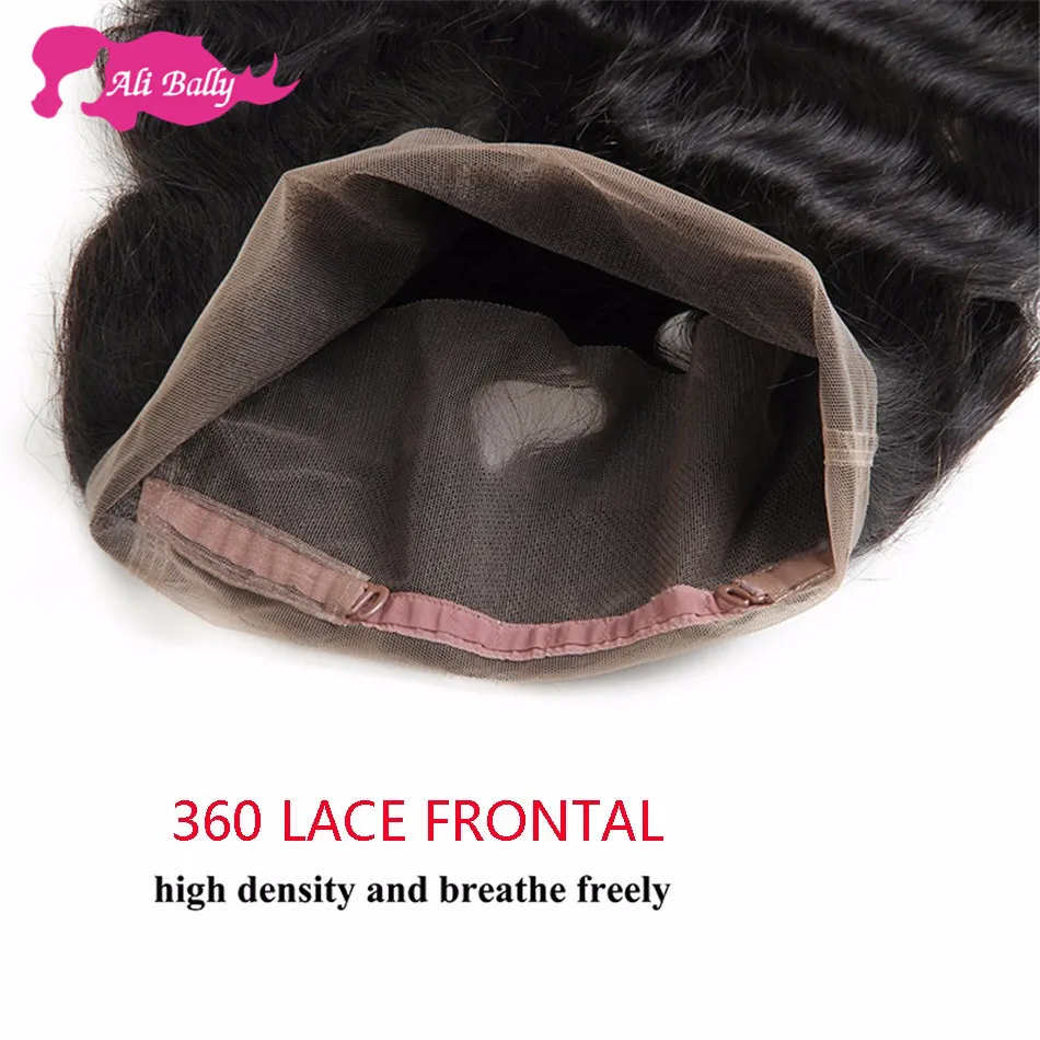 Бразильский Объемная Волна С Закрытием 360 Кружева Фронтальной Связывайте Сорвал