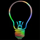 Световая лампочка Наклейка машина, бампер, окно, дверь, компьютерная наклейка Забавный домашний Настенный декор