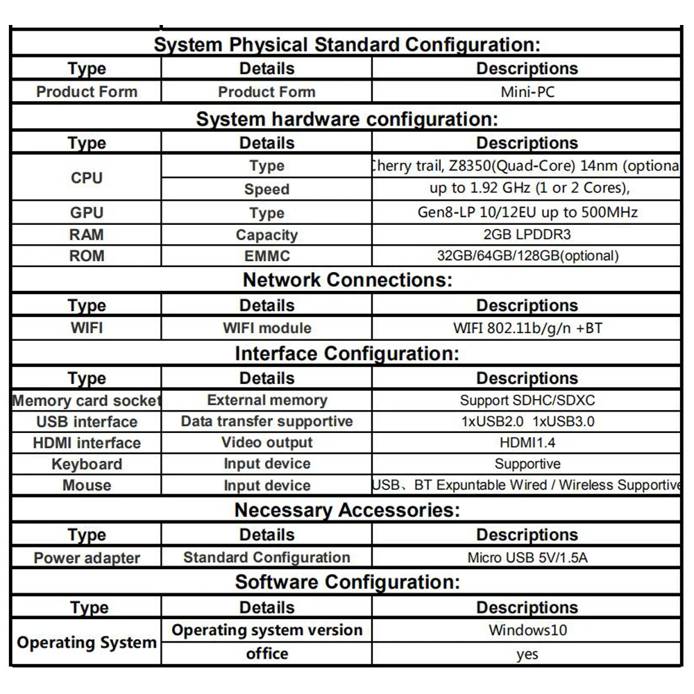 T5 мини ПК палка Intel Z8350 Windows 10 карманная компьютерная палка 4 Гб 64 Гб 4 к HD двойной WiFi USB3.0 Bluetooth 4,2 miracast медиаплеер