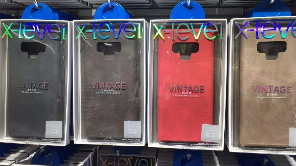 X-Level Винтажный чехол для телефона из искусственной кожи Samsung Note 9 8 Ультратонкий