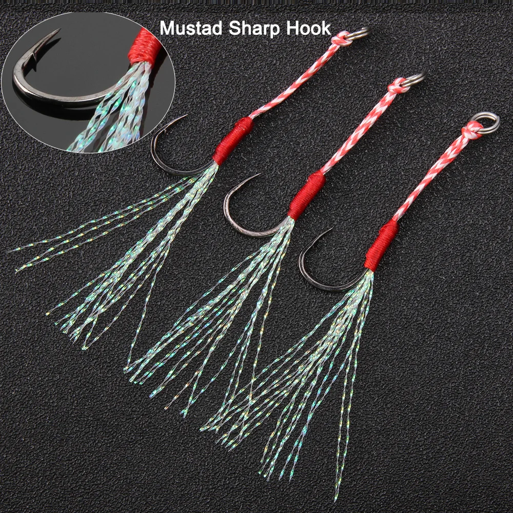 Рыболовные крючки RoseWood Mustad #11 #14 #15 легкий крючок для джиггинга 5 шт./лот рыболовный