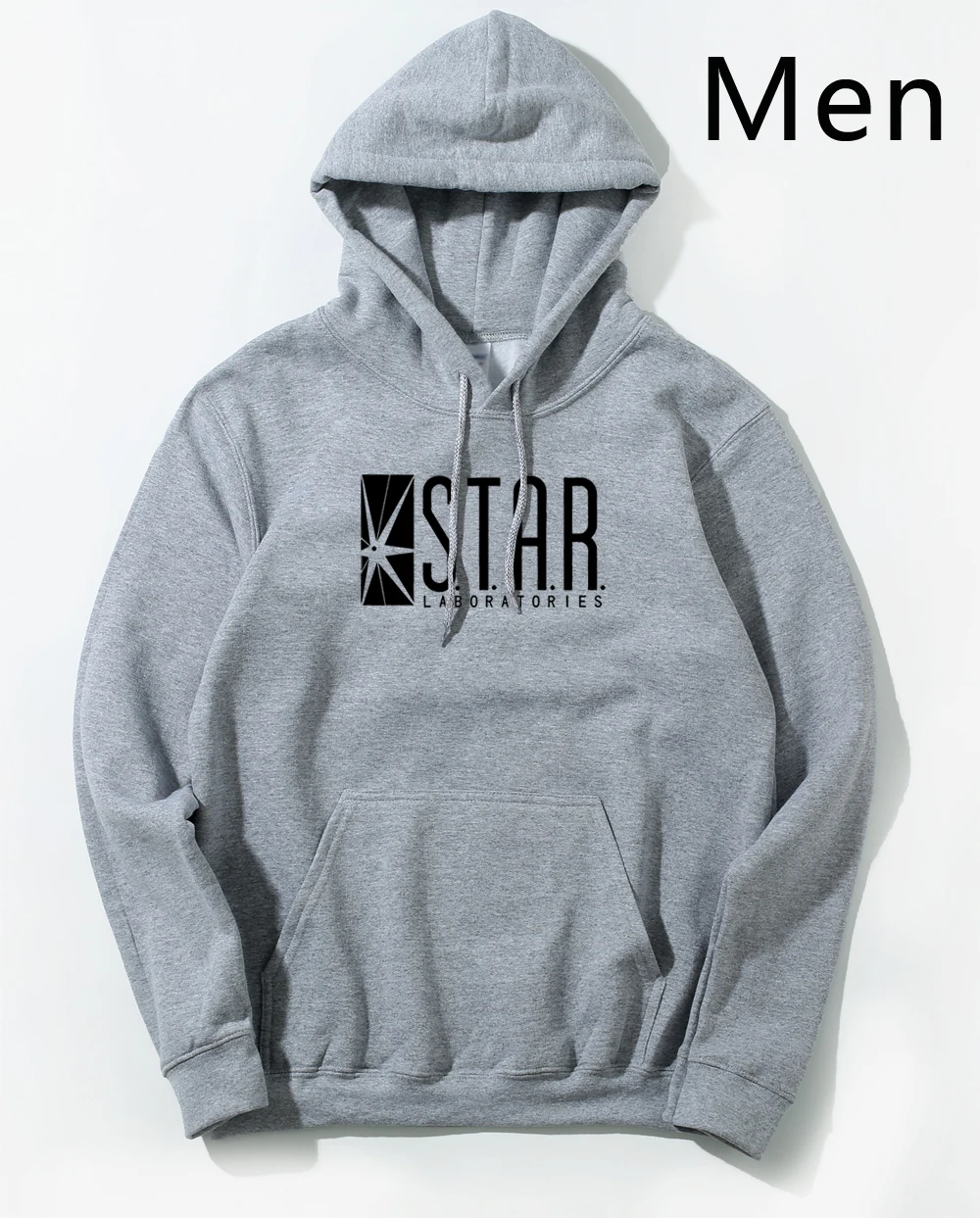 Gray 1 Супермен серии STAR S. T. A. R. labs джемпер флэш Готэм город комиксов черный худи толстовки Толстовка мужская с капюшоном - Цвет: Gray 1
